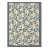 ウィリアムモリスパンペネルニュートラルパステルグリーンセージ テーブルクロス (正面)