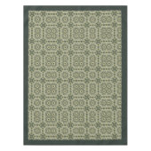 ウィリアムモリスパンペネルパターンソフトパステルグリーン テーブルクロス (正面)