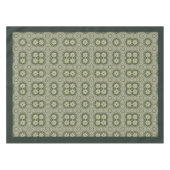 ウィリアムモリスパーペネルパターングリーン金ゴールド テーブルクロス (正面(横))