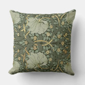 ウィリアムモリスパーペネルヴィンテージパターンスローピル クッション (正面)