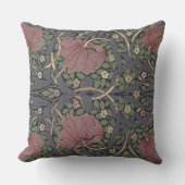 ウィリアムモリスパーペネルヴィンテージパターンスローピル クッション (正面)
