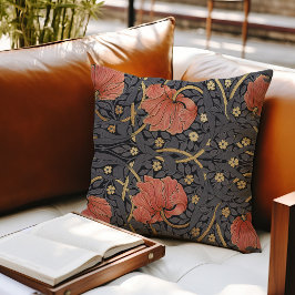 ウィリアムモリスパーペネルヴィンテージパターンスローピル クッション