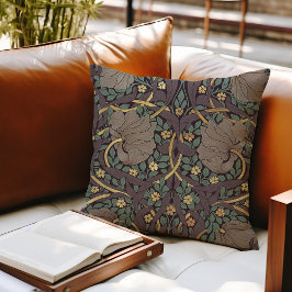 ウィリアムモリスパーペネルヴィンテージパターンスローピル クッション