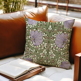 ウィリアムモリスパーペネルヴィンテージパターンスローピル クッション