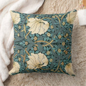 ウィリアムモリスパーペネルヴィンテージパターンスローピル クッション (ブランケット)