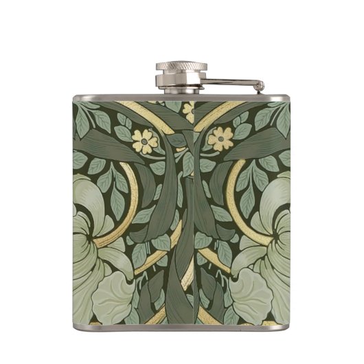 ウィリアムモリスパーペネルヴィンテージパターンフラスコ フラスク (裏面)