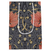 ウィリアムモリスパーペネルヴィンテージパターンミディアムギ ミディアムペーパーバッグ (裏面)