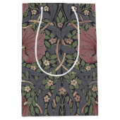 ウィリアムモリスパーペネルヴィンテージパターンミディアムギ ミディアムペーパーバッグ (正面)