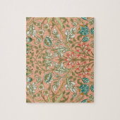ウィリアムモリスヒアシントフラワーバラアート ジグソーパズル (縦)