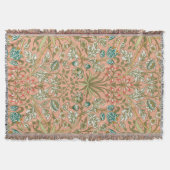 ウィリアムモリスヒアシントフラワーバラアート スローブランケット (正面)