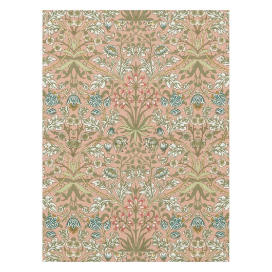 ウィリアムモリスヒアシントフラワーバラアート テーブルクロス (正面)