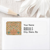 ウィリアムモリスヒアシントフラワーバラアート ラベル (インサイチュ)