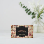 ウィリアムモリスビューティフルフローラデザイン 名刺 (スタンド正面)