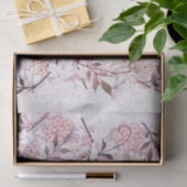 ウィリアムモリスピンクパターンデザインヴィンテージフローラ 薄葉紙 (ギフト)