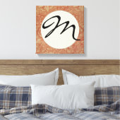 ウィリアムモリスピンクポピーフラワーフローラ キャンバスプリント (インサイチュ (寝室))