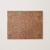 ウィリアムモリスピンクポピーフラワーフローラ ジグソーパズル (横)