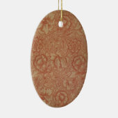 ウィリアムモリスピンクポピーフラワーフローラ セラミックオーナメント (右)