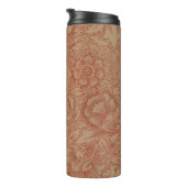 ウィリアムモリスピンクポピーフラワーフローラ タンブラー (回転右)