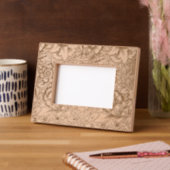 ウィリアムモリスピンクポピーフラワーフローラ レーザー彫刻フレーム (左)