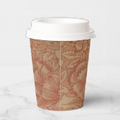 ウィリアムモリスピンクポピーフラワーフローラ 紙コップ (右)