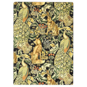 ウィリアムモリスフォレストタペストリーキツネハレピーコック クリップボード (裏面)