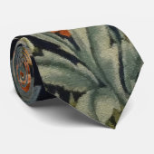 ウィリアムモリスフォレストラビットフローラアールヌーボー ネクタイ (ロール)