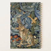 ウィリアムモリスフォレストラビットフローラアールヌーボー プランナー手帳 (裏面)