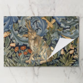 ウィリアムモリスフォレストラビットフローラアールヌーボー ペーパーパッド (折り畳み)