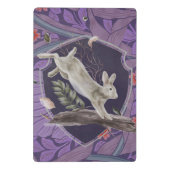 ウィリアムモリスフォレストラビットフローラアールヌーボー ミニクリップボード (裏面)