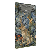 ウィリアムモリスフォレストラビットフローラアールヌーボー ミニクリップボード (アングル)