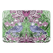 ウィリアムモリスフォークアートバーズフラワーズどんぐり バスマット (正面)