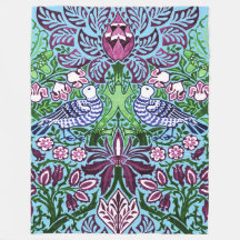 ウィリアムモリスフォークアートバーズフラワーズどんぐり