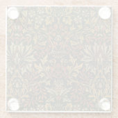 ウィリアムモリスフラワーガーデンタペストリー ガラスコースター (裏面)