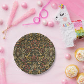 ウィリアムモリスフラワーガーデンタペストリー ペーパープレート (パーティー)