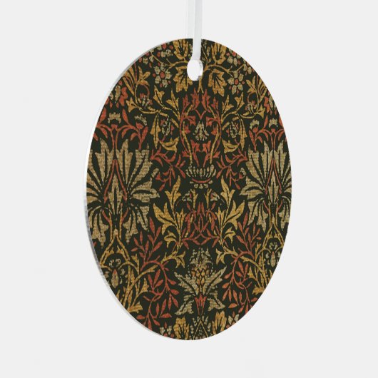 ウィリアムモリスフラワーガーデンタペストリー メタルオーナメント (正面右)