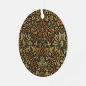 ウィリアムモリスフラワーガーデンタペストリー メタルオーナメント (正面左)
