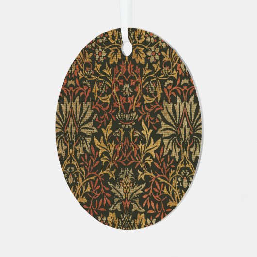 ウィリアムモリスフラワーガーデンタペストリー メタルオーナメント (正面左)