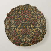 ウィリアムモリスフラワーガーデンタペストリー ラウンドクッション (裏面)