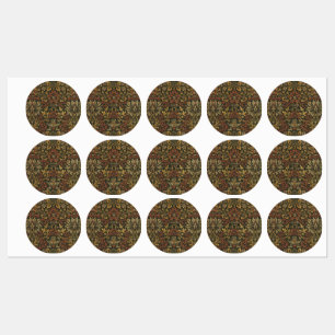 ウィリアムモリスフラワーガーデンタペストリー ラベル