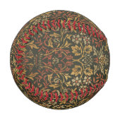 ウィリアムモリスフラワーガーデンタペストリー 野球ボール (正面左)