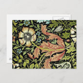 ウィリアムモリスフラワーデザイン ポストカード (正面/裏面)