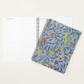 ウィリアムモリスフルーツポメグラナートブルーオーナメント プランナー手帳 (ディスプレー)