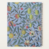 ウィリアムモリスフルーツポメグラナートブルーオーナメント プランナー手帳 (裏面)