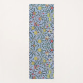 ウィリアムモリスフルーツポメグラネートブルーオーナメント ヨガマット (正面)