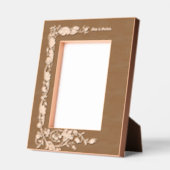 ウィリアムモリスフローラつる植物ケルムスコッ縁どト レーザー彫刻フレーム (左)