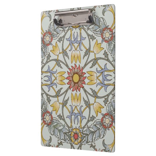 ウィリアムモリスフローラサークルフラワーイラストレーション クリップボード (左)