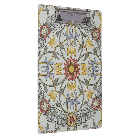 ウィリアムモリスフローラサークルフラワーイラストレーション クリップボード (右)