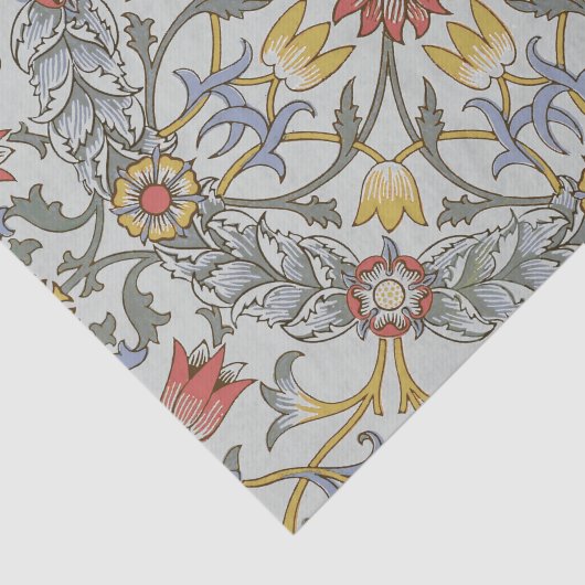 ウィリアムモリスフローラサークルフラワーイラストレーション 薄葉紙 (詳細)