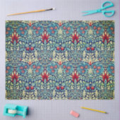 ウィリアムモリスフローラティッシュペーパーインブルー 薄葉紙 (クラフト)