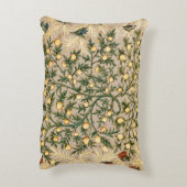 ウィリアムモリスフローラフルーツガーデンフラワークラシックズ アクセントクッション (裏面(縦))